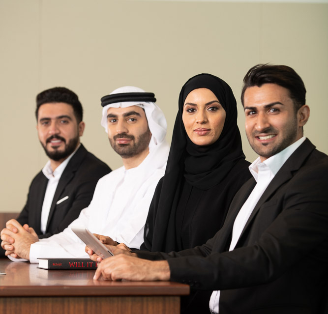 Zayed University graduate students